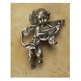 Anne At Home Cabinet Hardware 053 Cherub W Mandolin Knob Copper Bright