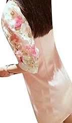 Puff Sleeves Floral Print  Dress