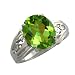 4.15 Ct Oval Envy Green Mystic Quartz Argentium Silver Ring 4.15 Ct Oval Envy Green Mystic Quartz Argentium Silver Ring