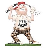 Golfer "Bye Bye Birdie" Cake Topper