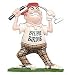 Golfer "Bye Bye Birdie" Cake Topper