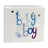 BABY BOY Handcrafted Photograph Album for 100 Photos of 6 x 4