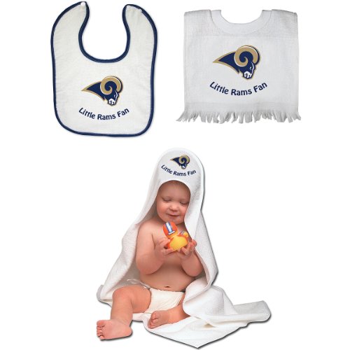 McArthur St. Louis Rams Toddler Bib and Bath Set