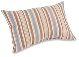 Strathwood Reversible Throw Pillow, 19-by-12-Inch, Blue Haze/Sea Mist