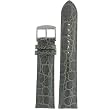 Watch Band Genuine Crocodile Grey 22 millimeter Tech Swiss Watch Band Genuine Crocodile Grey 22 millimeter Tech Swiss