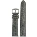 Watch Band Genuine Crocodile Grey 22 millimeter Tech Swiss