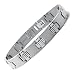 Titanium Link Bracelet Satin High Polish 8.5