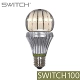 SWITCH Lighting A2100CUS40A2-R Classic A21 LED Light Bulb with 100-watt Replacement and Clear Lens, Neutral White