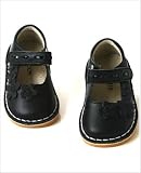 L'Amour Black 3 Flower Mary Janes
