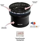 0.18x Wide Angle Fisheye Lens With Macro lens For The Sony Alpha DSLR-A330  ....