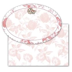 Tea Time Toile - Set of 10 Correspondence Greeting Cards and Envelopes
