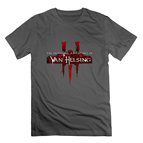 ZhiXiong Men Crew Neck Van Helsing T-shirts