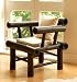 Kitchen & Housewares : Eco Bamboo Contemporary Lounge Reading Arm Chair