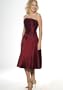 Short Party Dress by Sean Collection Strapless Beaded Cocktail Dress (50080) WINE