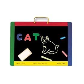 Melissa & Doug Magnetic Chalk and Dry-Erase Board