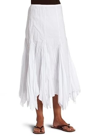 Karen Kane Women's White or Black Handkerchief Skirt