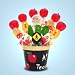 Potted ABC's Lollipop Bouquet Image