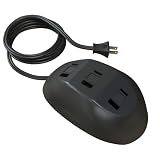 Stanley 31369 Three Outlet Power Hub with 6-Foot Cord, Black