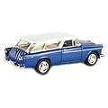 Set of 4: 5 1955 Chevy Nomad 1:40 Scale (Blue/Green/Metallic Red/Red) by Kinsmart