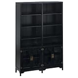 Wuchow Double Bookcase W/cabnt 64