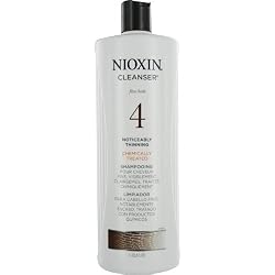 Nioxin Cleanser, System 4 (Fine/Treated/Noticeably Thinning), 33.8 Ounce