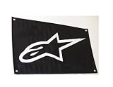 ALPINESTARS 29 INCH X 17 INCH GARAGE/SHOP/HOME NYLON BANNER/FLAG