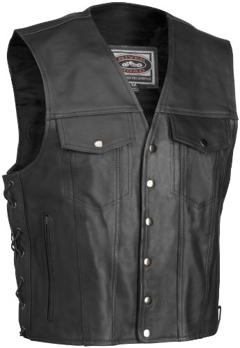River Road Frontier Leather Vest, Size: XL, Gender: Mens XF09-1698 On Sale