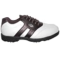 New 2009 Confidence II Leather Golf Shoes - White/ Brown