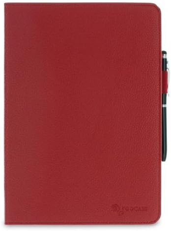 rooCASE Kindle Fire HDX 8.9" Dual-View Folio Case w/ Stylus (Red)