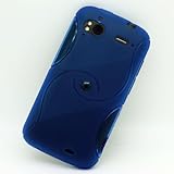 HTC Sensation S-Line TPU Rubber Case - Blue