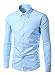Coofandy Mens Formal T-shirts Casual Slim Fit Dress Shirts