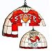 Washington State Cougars Stained Glass Jewelry Box NCAA College Athletics