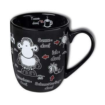 Sheepworld Tasse schw.ODIAD Steing.