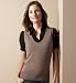 V neck Knitted Tank Jumper