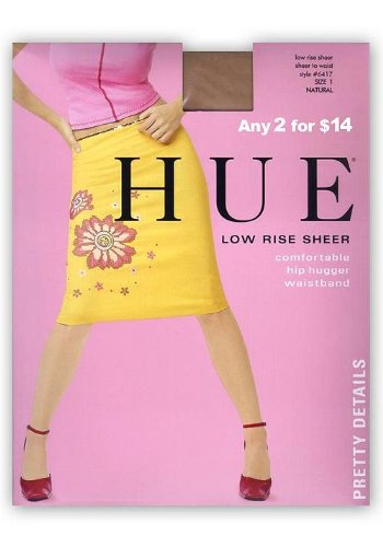 HUE Low Rise Sheer Pantyhose Hosiery