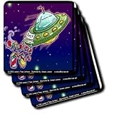 Londons Times Funny Aliens Cartoons - Alien Matrimony Bliss - Coasters