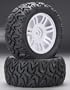 15505 1/5 Monster Tire/Rim Set A (2)