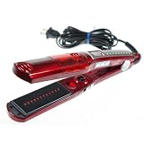 Infiniti by Conair SS9 1 1/2" Nano Silver Steam Straightner, Red