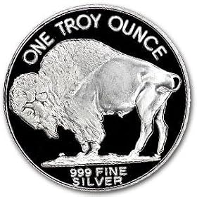 NEW Buffalo/Indian Head Nickel Art Coin 1 TROY OZ .999 SILVER BULLION
