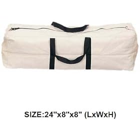 WHITE CANVAS TOOL BAG:AB-00024