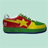 BAPE - New Mens BAPE shoes Red-Green