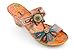 Corkys Elite Jamaica Sandals Womens Leather Shoe - Blue - 6 7 8 9 10 11 US