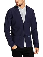 Pepe Jeans London Chaqueta Punto Melbourne Slim Fit (Azul Oscuro)