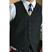 Neil Allyn 100% Polyester Solid Black Wait Staff Vest for Women
