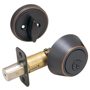 Hardware House 424630 Deadbolt Single CylinderBronze