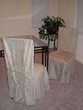 6pcs Micro Suede Dining Chair Cover Slipcovers - Sage Green