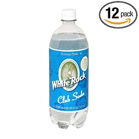 White Rock Club Soda, 33.8-Ounce (Pack of 12)
