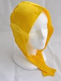 Yellow Satin Front Under Hijab Bonnet