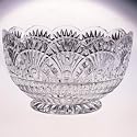 FREEDOM PUNCH BOWL WITH LADLE - FREEDOM CRYSTAL PUNCH BOWL WITH LADLE