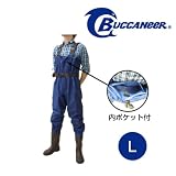 Buccaneer(バッカニア) ナイロンチェストハイウェイダー(ラジアルソール) バッカニアブルー L BNCHIW-L-R
